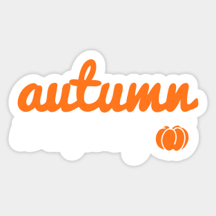 Autumn Is A Feeling Sticker